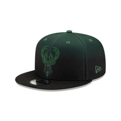 Sapca New Era Milwaukee Bucks NBA Back Half 9FIFTY Snapback - Verzi